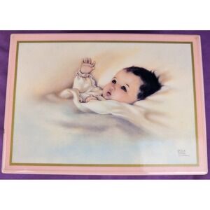 Bessie Pease Gutman Wooden Jewelry Box Trinket Box AWAKENING 1987 Go To Sleep